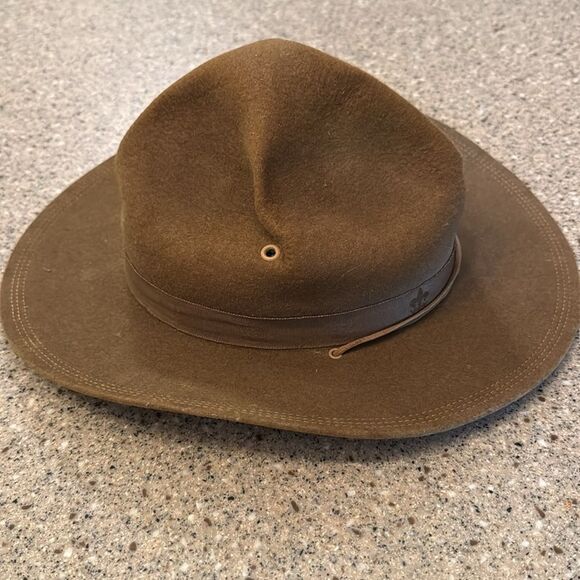 SIGMUND EISNER CO. Vintage 1920s-1940s Boy Scouts Of America Campaign Hat - Picture 11 of 12